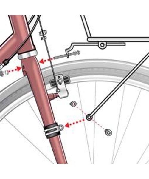 Bike Frame Adapter for Bolt 20mm