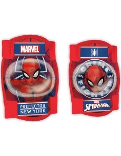 Laste põlve- ja küünarnukikaitsmed SPIDERMAN (punased)