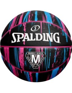 Spalding Marble Series korvpall, must/roosa/sinine (suurus 6)