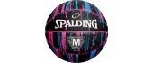SPALDING MARBLE SERIES™ BLACK / PINK / BLUE (size 6)