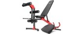 Set MH1 | adjustable bench + leg press + prayer bar (slide-in) - Marbo Sport