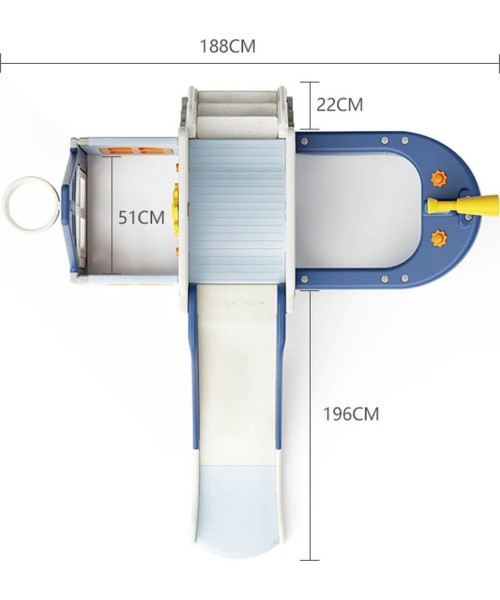 Indoor Playground w/ Slide inSPORTline Piratino