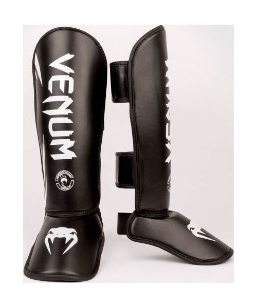 Venum Challenger Kids Shin Guards - Black/White