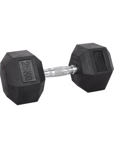 Hex Dumbbell inSPORTline Hexsteel 25 kg