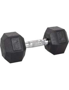 Kuusnurkne hantel inSPORTline Hexsteel 10 kg