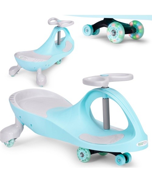 Gravity ride vehicle for kids LED wheels blue ECOTOYS