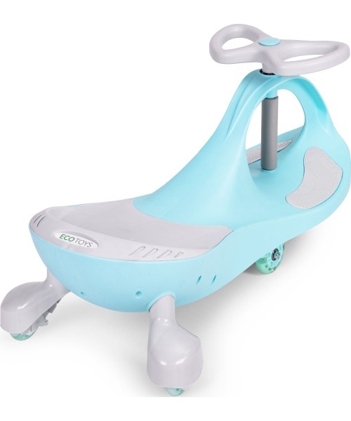 Gravity ride vehicle for kids LED wheels blue ECOTOYS