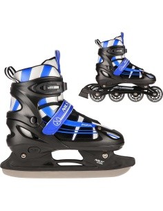NH18366A 2IN1 IN-LINE SKATES/HOCKEY ICE SKATES - White/Pink