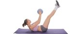 Exercise Ball inSPORTline Aerobic Ball 25 cm - Mocha mousse