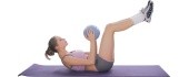 Exercise Ball inSPORTline Aerobic Ball 25 cm - Mocha mousse