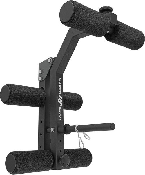 Set MS36_2.0 | Double-sided adjustable training bench + gantry stands + prayer bar + press + lift - Marbo Sport