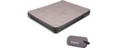 Double Inflatable Mattress inSPORTline Valkon Duo 192x151x22 cm with Built-in Electric Pump