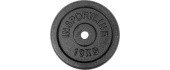 Plate-Loaded Barbell Set inSPORTline Castblack 120 cm/30 mm 45 kg