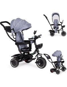 Tricycle with swivel seat canopy ECOTOYS