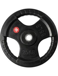 Rubber-Coated Weight Plate inSPORTline Graton 25 kg 30 mm