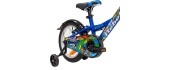 4KIDS Rebel 16" bike, size 10" (25.5 cm), aluminium, blue
