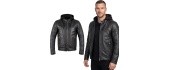 Leather Motorcycle Jacket W-TEC Murayo II - Black