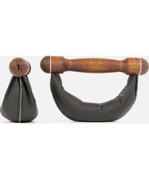 SwingBells komplekt, pähklipuit, must - 8 kg