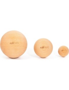 Massaažipallide komplekt rollholz, pöök