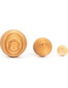 rollholz Kugel Set Esche