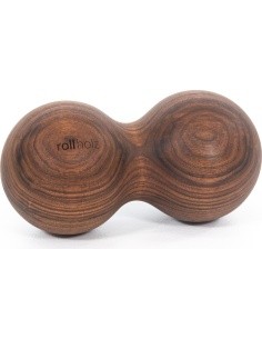 rollholz topeltmassaažipall, pähklipuu, 10 cm