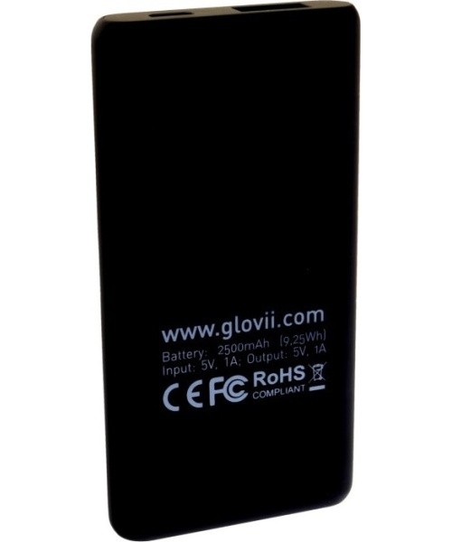 Powerbank for Heated Slippers Glovii P2500G 2,500mAh