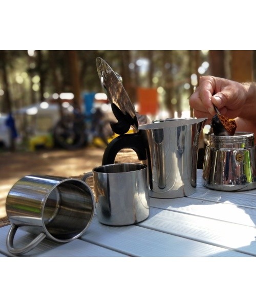 Mug BasicNature Stainless Steel Thermo Deluxe Espresso, 0.1L