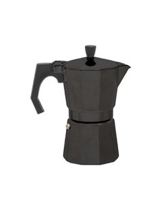 Espressokeetja BasicNature Bellanapoli, 6 tassi, must