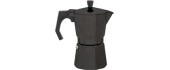 Espresso Maker BasicNature Bellanapoli, 6 Cups, Black