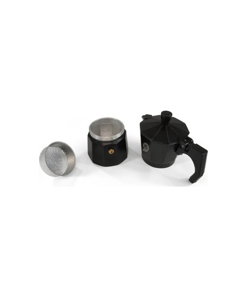 Espresso Maker BasicNature Bellanapoli, 6 Cups, Black