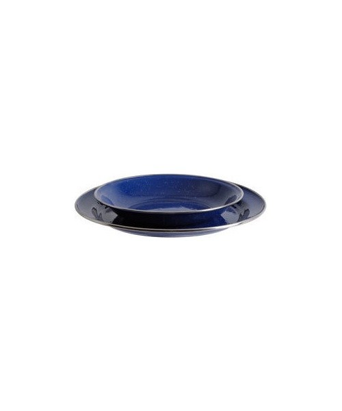 Emailtaldrik Origin Outdoors, lapik, 26 cm, sinine