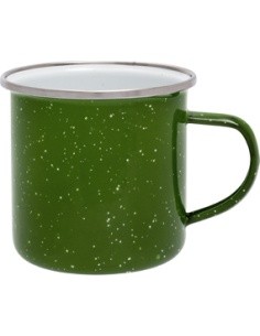 Enamel Cup Origin Outdoors 360ml, Green