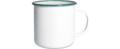 Enamel Cup Origin Outdoors Ocean, 0.36L, White