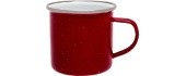 Enamel Cup Origin Outdoors 360ml, Red