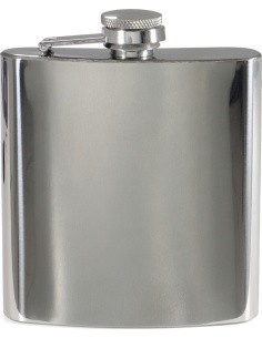 BasicNature Hip flask 'Polish'
