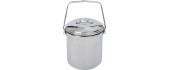 BasicNature Stainless Steel Pot 'Billy Can'