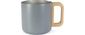 BasicNature Stainless steel thermo mug 'Rustico'