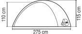 Tent Coleman Darwin, 3 persons