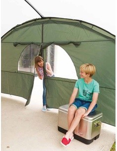 Shelter Coleman Event Shelter Pro Acc Sunwall With Door, Green, 3.65m