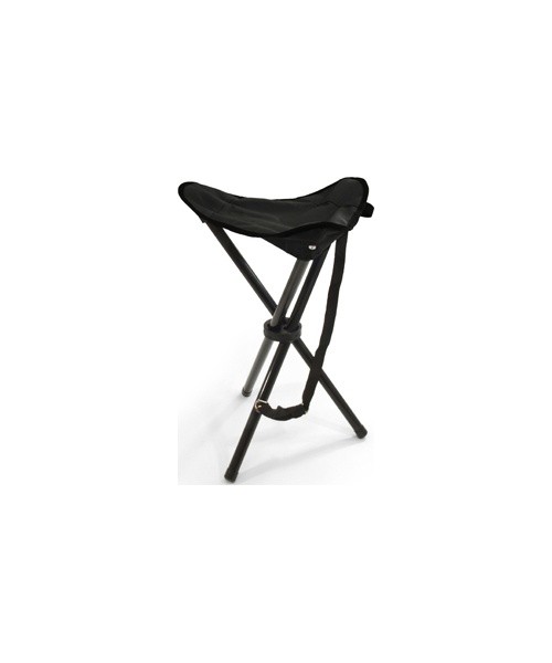 3-leg Folding Stool BasicNature, Black