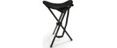 3-leg Folding Stool BasicNature, Black