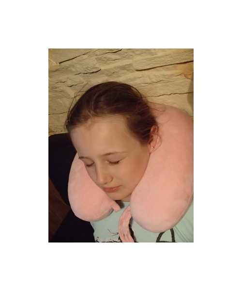 Neck Cushion BasicNature Kids, Pink