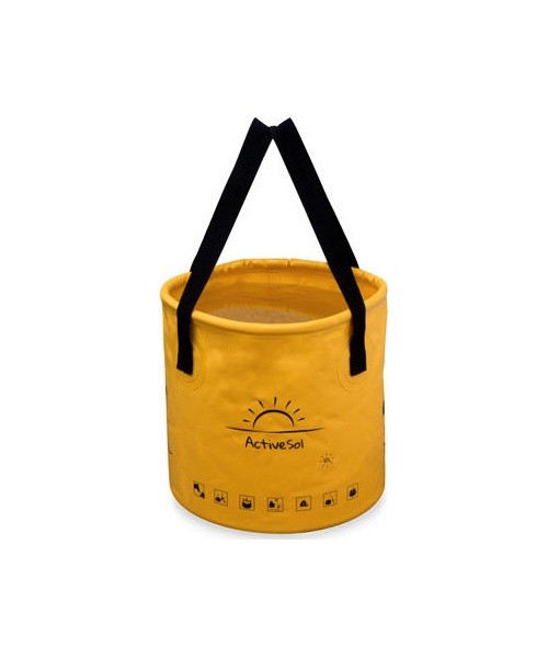 Bucket ActiveSol Collapsable 10L, Yellow