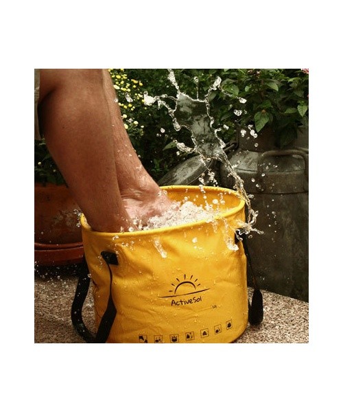 Bucket ActiveSol Collapsable 10L, Yellow