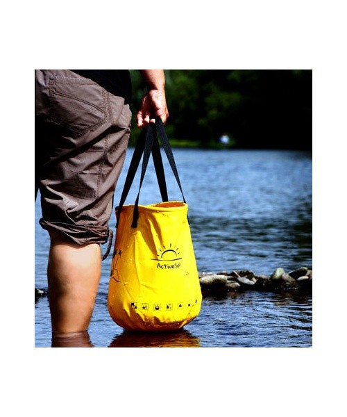 Bucket ActiveSol Collapsable 10L, Yellow