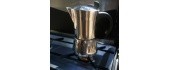 Roostevabast terasest espressokann BasicNature, 6 tassi