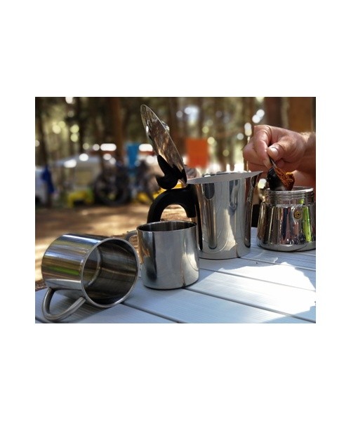 Stainless Steel Espresso Maker BasicNature, 6 Cups