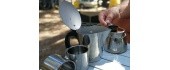 Roostevabast terasest espressokann BasicNature, 6 tassi