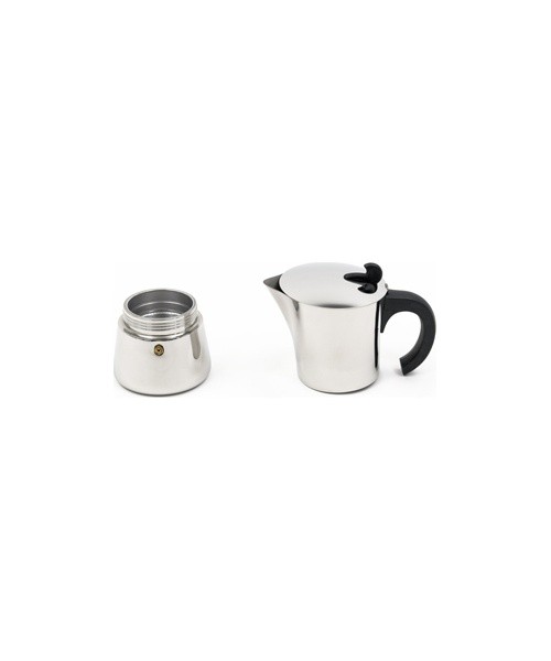 Roostevabast terasest espressokann BasicNature, 9 tassile