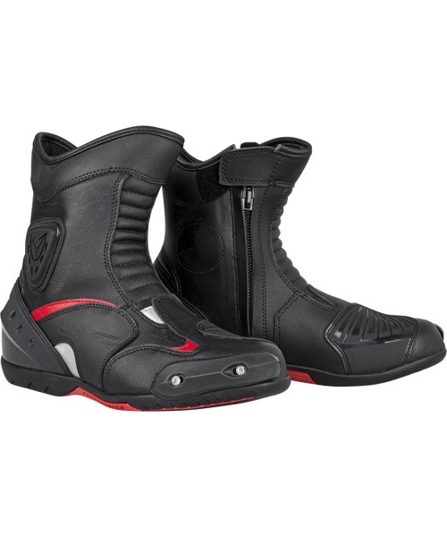 Mootorrattasaapad W-Tec Bosta - Must/punane